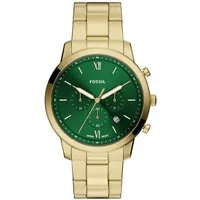 Fossil Chronograph Neutra FS6164, Quarzuhr, Armbanduhr, Herrenuhr, Edelstahlarmband, analog, Tag
