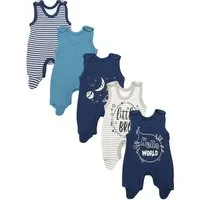 TupTam Strampler TupTam Baby Unisex Strampler mit Aufdruck Spruch 5er Pack