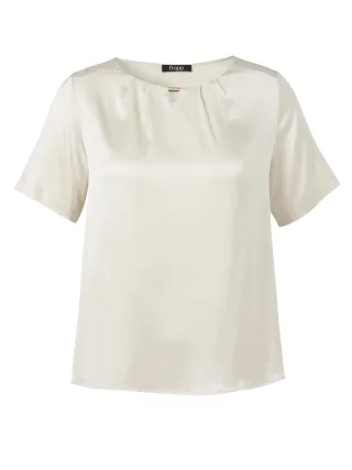 Frapp - Bluse Rundhals 1/2 Arm butter - Gr. - 48