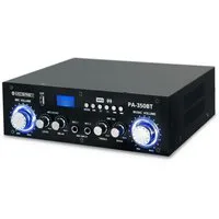 McGrey PA-350BT Bluetooth-Endstufe Endverstärker (200 W, zwei Mikrofoneingängen - USB-MP3-Player und Cinch-Eingang)