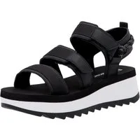Rieker Sport Adelaide Plateausandale Sommerschuh, Outdoorsandale, Sandalette mit Klettverschlüsse