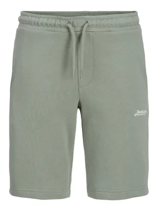 JACK&JONES - JPSTGORDON JJBEAU SWEAT SHORTS JNR iceberg green - Gr. - 140