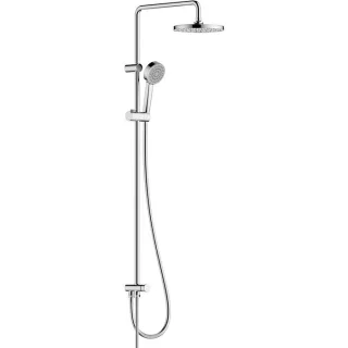 Hansa HANSABASIC 5538 Duschsystem 55380130 Handbrause Ø 90mm, 1-strahlig, Druckumsteller, chrom