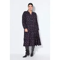 Studio Untold Maxikleid Maxikleid Herzschleifen V-Ausschnitt Volants