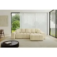 ALTDECOR Ecksofa ENIL-L, Couch mit Schlaffunktion, Wohnzimmer - Wohnlandschaft, Corner Sofa Bett Eckcouch Couch L-Form Schlafcouch Ausziehbar
