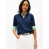 Tommy Hilfiger Poloshirt TH SCRIPT LYOCELL ZIP SS POLO