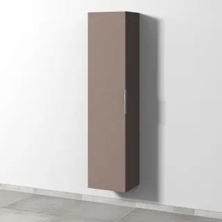 Sanipa 3way Hochschrank mit 1 Tür, Taupe-Matt UP1101T
