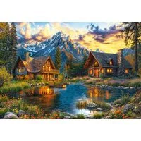 Castorland Puzzle Auszeit am See, Puzzleteile