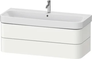 Duravit Happy D.2 Plus Waschtischunterbau wandhängend Weiß Seidenmatt 1175x490x415 mm - HP4389036360 HP4389036360000