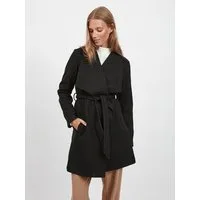 Vila Kurzmantel VICOOLEY COLLAR BELT COAT - NOOS