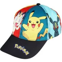 POKÉMON Baseball Cap Pokemon Pikachu Mauzi Basecap Baseball Kappe Mütze allover Print Gr. 54 bis 56