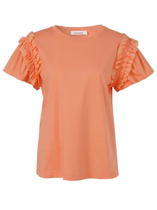 eiszeit - T-Shirt Rundhals 1/2 Arm peach - Gr. - 52
