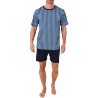 Normann Pyjama Normann Herren Schlafanzug kurzarm Shorty Pyjama in edler Optik