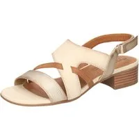 Mustang Shoes Sandalette, Sandalette, Festtagsschuh mit Metallic-Einsätzen