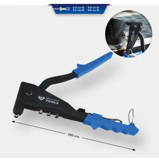 Brilliant Tools Handnietzange für Ø 2,4-3,2-4,0-4,8 mm Nieten - BT066901