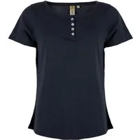 ROADSIGN australia T-Shirt Clean Line (1, 1-tlg., 1) mit Knopfleiste, elastischer Stoff, bequem & zeitlos