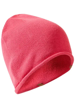 camel active - Leichter Strickbeanie aus Baumwolle tea rose - Gr. - OS
