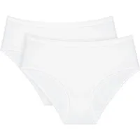 Triumph Midislip Sense Of Cotton (2er Pack) weich, ohne Seitennaht, elastisch