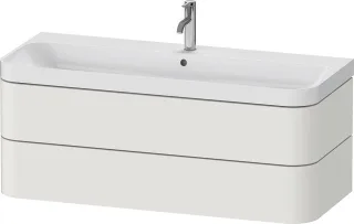 Duravit Happy D.2 Plus c-shaped Set wandhängend Nordic Weiß 1175x490x480 mm - HP4349O39390000 HP4349O39390000
