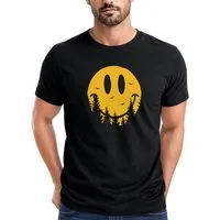 Neverless Print-Shirt Neverless® Herren T-Shirt Sommer Sonne Outdoor Motiv Lustig Smiling mit Print