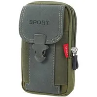 Blusmart Handyhülle Multifunktionale Herren-Bauchtasche mit Gürtelschlaufe Handy-Hüfttasche, Robust und wasserdicht, Nylon-Hüfttasche für Outdoor-Handys