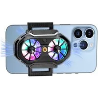 LIANNA Heizkörper Magnetisches Kühlpad Peltier für iPhone/iPad, RGB-Lüfter & Kühler