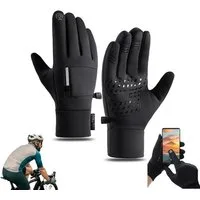 Coonoor Fahrradhandschuhe Damen Herren Wasserdicht Winterhandschuhe Touchscreen Sporthandschuhe