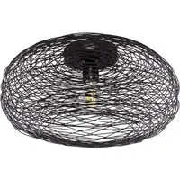 Lindby Deckenleuchten Kaviya, Metall, Schwarz IP20, 1 x 15 W LED