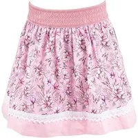 Isar-Trachten Minirock Kinderrock 60661 rosa Blumenmuster