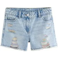Next Jeansshorts Shorts in Used-Optik mit ausgefransten Rändern (1-tlg)