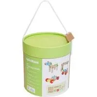 SpielMaus Holz Do-it-yourself Konstruktions-Set, 90-teilig, Konstruktionsspielzeug