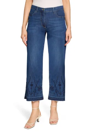 Betty Barclay - Casual-Hose Dark Blue Denim - Gr. - 46
