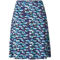 Himalaya Clothing Strickrock Rock Damen mit floralem Print - Sommerrock aus hochwertiger Viskose Bequemer Midi Rock in A-Linie mit elastischem Bund