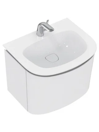 Ideal Standard Ersatzteil Schubladenfront DEA, f.T7850S2, m. Ablaufgarn., Hgl.hellgrau lackiert, TV6 TV607S2