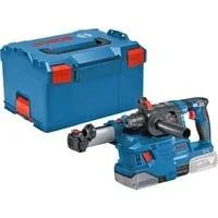 Akku-Bohrhammer GBH 18V-22 Professional solo, 18Volt, mit GDE 18V-12 blau/schwarz, ohne Akku und Ladegerät, in L-BOXX 238
