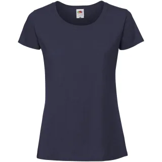 Fruit Of The Loom Womens/Ladies Fit Ringspun Premium Tshirt (Navy)