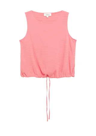 s.Oliver Red Label - Top mit Kordelzug pink - Gr. - 44