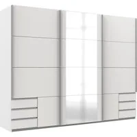 Wimex Schwebetürenschrank Emden moderner Kleiderschrank mit Spiegel und Schubladen Schlafzimmer Schrank Garderobenschrank mit Schwebetüren Topseller