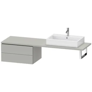 Duravit L-Cube Unterschrank für Konsole Betongrau Matt 720x547x400 mm - LC585900707 LC585900707