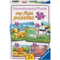 Ravensburger Puzzle my first puzzles, Kleine Bauernhoftiere, 20 Puzzleteile, Made in Europe