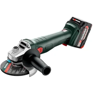 Metabo Akku-Winkelschleifer W 18 L 9-125 metaBOX 165 L - 18V 2x4Ah Li-Power + ASC 55 - 602247510