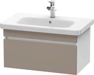Duravit DuraStyle Waschtischunterbau wandhängend Basalt & Weiß Matt 730x448x398 mm - DS638104318 DS638104318