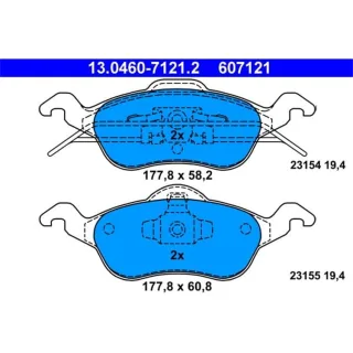 ATE Bremsbel?ge vorne Ford Focus 1