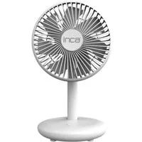 INCA Tischventilator IMF-14B, 15 cm Durchmesser, Schreibtischventilator mit 4 Stufen und abnehmbarer Frontabdeckung