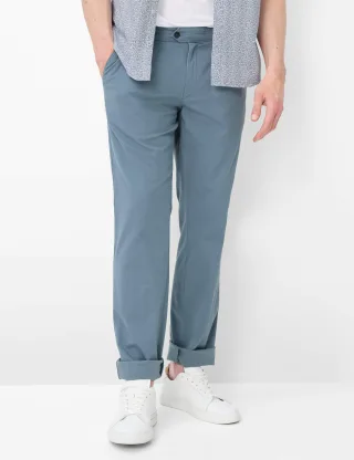 Eurex by Brax Herren Bundfaltenhose Style LUIS BLUE, Blau, Gr. 31U