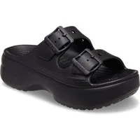 Crocs Saturday Platform Sandal Pantolette Sommerschuh, Strandschuh, Gartenschuh zum Schlupfen