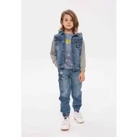 MINOTI Jeansjacke Jeansjacke mit Kapuze (12m-8y)