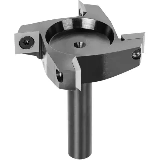 Spoilboard Surfacing Router Bit 1/2 Inch 12.7mm Shank 63mm Diameter 4 Wings Carbide Inserts CNC Router Bit Wood Slab Fla