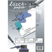 Folia Zeichenpapier, Löschpapier, Format DIN A4, 10 Blatt