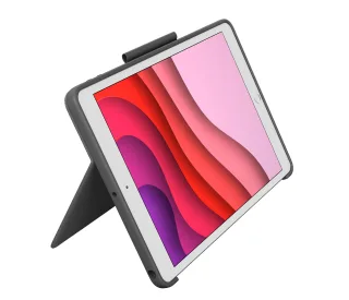 Logitech Combo Touch | 920-009624 | KeyboardDock für Apple iPad 10.2" grau - DE